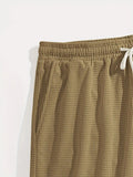 Men's Casual Pants & Beach Shorts, Breathable Textured Fabric