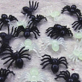 Huge Black Plush Spider Halloween Props (50-200cm Decor for Party Web)