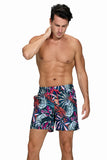 Summer Swimming Shorts Men Printing Fashion Polyester Swimsuit