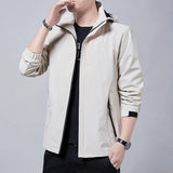 Men's lightweight windbreaker jacket with Hood | Zip Up, Underarm vents, Windproof Hoodie