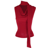 Summer New Women's Sexy Sleeveless V-Neck Lady Top Fashion