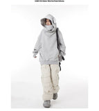 Winter Solid Color Ninja Turtleneck Hoodies For Women Y2K Vintage Fleece Sweatshirts Hip Hop Japanese Streetwear Oversized Hoodie