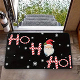 Christmas Tree Door Mat - Merry Christmas Entrance Rug & Kitchen Mat