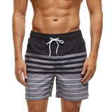 Summer Swimming Shorts Men Printing Fashion Polyester Swimsuit