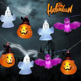 Halloween LED Pumpkin String Lights Outdoor Hanging Decor Garland