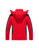 Men's Lightweight Waterproof Casual Windbreaker Outdoor Mountaineering Jacket With Hoodie