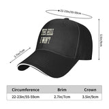 The Hell I Won't Vintage Distressed Wall Art Baseball Cap