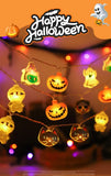 Halloween LED Pumpkin String Lights Outdoor Hanging Decor Garland