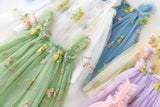 Toddler Girls Princess Tulle Dress Puff Sleeve Tutu Dress