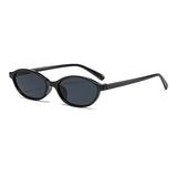 Women's Leopard Retro Oval Sunglasses Small Frame UV Eyewear