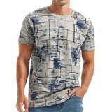Men's Oversized T-Shirts Summer Fashion  Round Neck T-Shirt