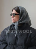 Womens Wool Winter Scarf Long Warm Cashmere Hijab Shawl Wrap