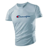 Summer Outdoor Fitness Sports Men's T Shirt Casual O-neck