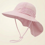 Children's sun hats for summer, baby sun protection hat