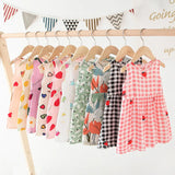 Girls Sleeveless Princess Dress Cute Summer Casual Outfit