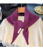 Womens Wool Winter Scarf Long Warm Cashmere Hijab Shawl Wrap