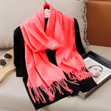 Women's Winter Cashmere Scarf Warm Pashmina Shawl Wrap