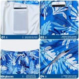 Loose Men's Surfing Beach Pants Double Layer  for Summer