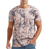 Men's Oversized T-Shirts Summer Fashion  Round Neck T-Shirt