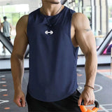 Men's Quick-Dry Sleeveless Fitness Basketball Tank Top