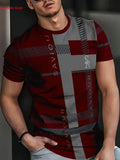 Men's Summer Sports Jersey T-Shirt, Short Sleeve, Breathable