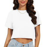 Crew Neck Fashion Women T Shirt Street Casual T-Shirt