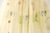 Toddler Girls Princess Tulle Dress Puff Sleeve Tutu Dress