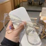 Unisex Square Blue Light Blocking Glasses for Computer Use
