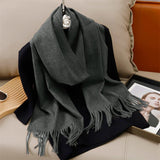 Women's Winter Cashmere Scarf Warm Pashmina Shawl Wrap