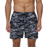 Summer Swimming Shorts Men Printing Fashion Polyester Swimsuit
