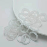 2Pcs Resin Rings Aesthetic Women Teen Girl Stackable Ring