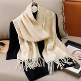 Women's Winter Cashmere Scarf Warm Pashmina Shawl Wrap