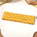 Retro Polka Dot Wide Headband for Women Yoga & Fashion Wear
