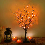Warm White LED Birch Tree Lights Battery Powered Holiday Decor