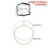 IngeSight.Z Pearl Tassel Thigh Chain Women Adjustable Leg