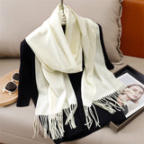 Women's Winter Cashmere Scarf Warm Pashmina Shawl Wrap