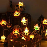 Halloween LED Pumpkin String Lights Outdoor Hanging Decor Garland