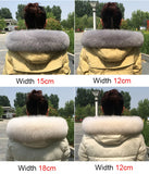 100% Natural Real Fox Fur Collar Fashion Scarves For Ladies Coat Jacket Winter Fur Scarf Black White Shawl