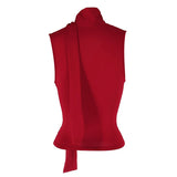 Summer New Women's Sexy Sleeveless V-Neck Lady Top Fashion