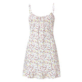 Women's Floral Slip Dress Casual Summer Homewear Style