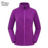 Women's Lightweight Fleece Antistatic Outdoor Jacket for Hiking