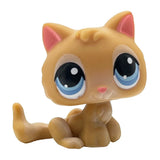 Rare pet toy Mini Stands Short Hair Kitten Old Figures Collection Original Bobble head toy lps