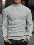 Mens Crewneck Lightweight Long Sleeve Knit Pullover Casual Dress Sweaters Tops
