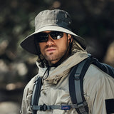 Adjustable Wide Brim Fishing Hat for Hiking and Camping