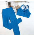 Women's Solid Color Racerback Yoga Sports Bra for Fitness