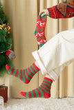 Christmas coral fleece warm and thick winter socks snowman floor socks