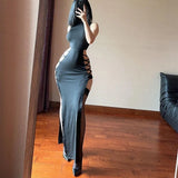 Women's Black Bodycon Sleeveless Maxi Summer Dresses