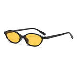 Women's Leopard Retro Oval Sunglasses Small Frame UV Eyewear