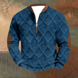Men’s Patchwork Windbreaker – Stand Collar Long Sleeve Casual Jacket