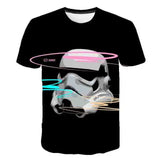Men's Star Wars Anime Kids Boys Short Sleeve T-Shirt Casual